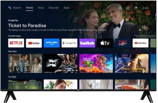 TCL Smart Τηλεόραση 43" Full HD QLED 43V5C HDR (2025)