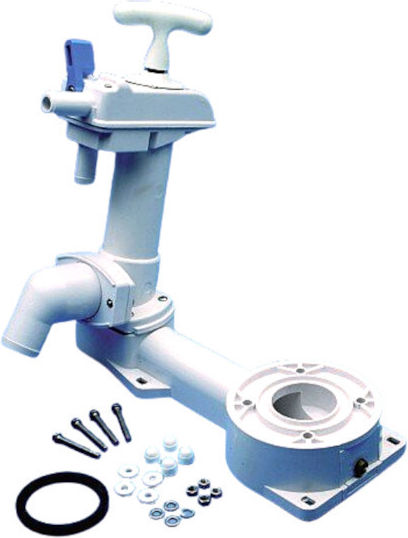 Seaflo Bootstoilettenersatz Manuelles Toilettenset mit Basis und Pumpe