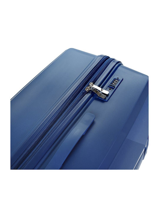 Stelxis Βαλίτσα Ταξιδίου Blue με 4 Ρόδες