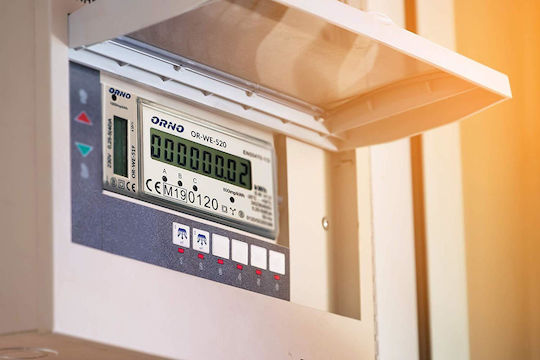 Orno Kilowatt Hour Meter Electric Panel Digital Rail Three-phase OR-WE-520