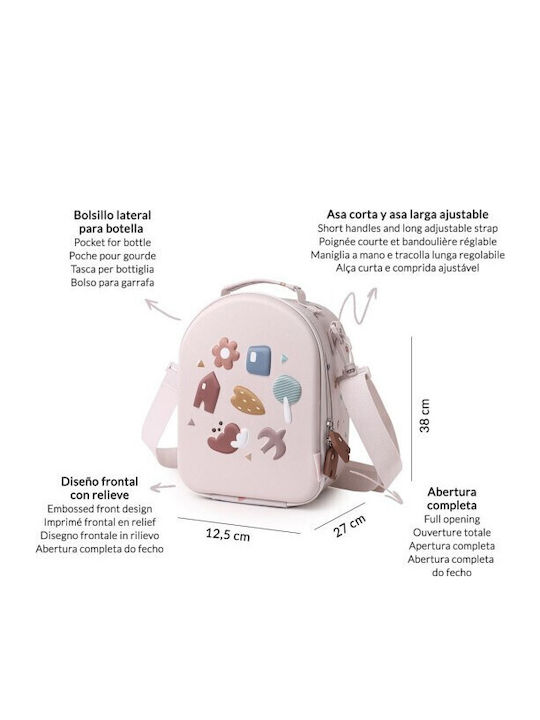 Tutete Schulranzen Rucksack Kindergarten Rosa mit Flaschenhalter