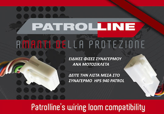 Patrol Line Motorcycle Alarm Wiring HPS 940 for Honda Africa Twin CRF 1100 L