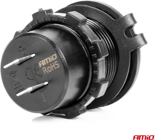 AMiO Car Cigarette Lighter Adapter 12V - 24V