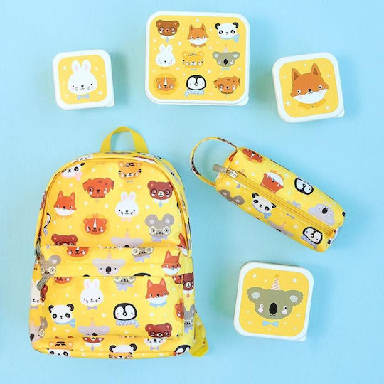 A Little Lovely Company Pencil Case Animal Friends