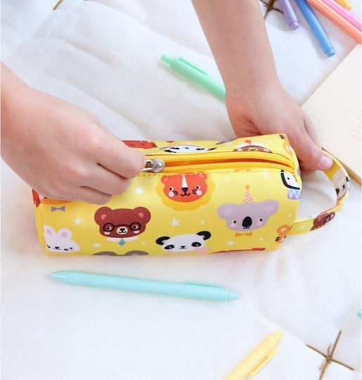 A Little Lovely Company Pencil Case Animal Friends