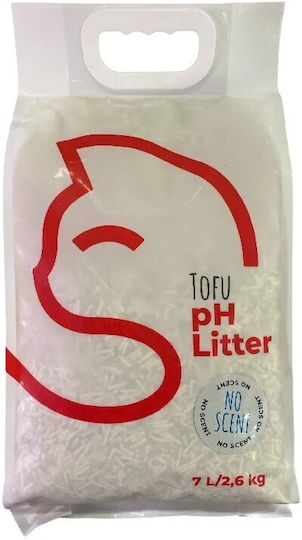 Kitties Φυτική Άμμος Γάτας Tofu χωρίς Άρωμα 2.6kg / 7lt