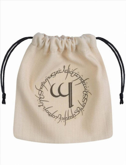 Elvish Beige & Black V1 Πουγκί Ζαριών