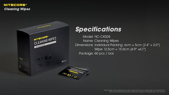 NiteCore Office Cleaning Accessories 60 Pieces