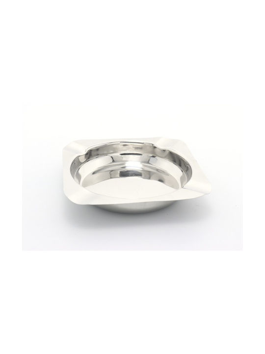 Square Ashtray Inox 11.5x11.5cm 2041