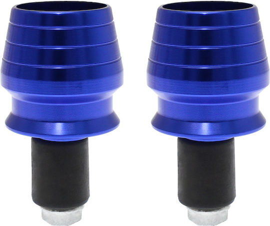 Aluminium Motorrad Lenkergewichte Blau Set aus 2 Stück Xm-20 OEM