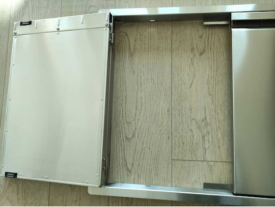 Grandhall Grandpro Usa Cadru Încorporat Din Oțel Inoxidabil 81 X 57 X 4 Cm Bucătărie Insulă În Aer Liber Grandhall A08001005t Elite 4b Argintiu