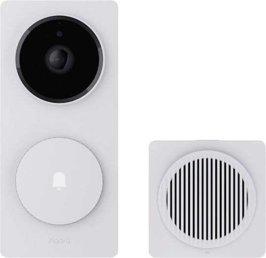 Aqara Wireless Wi-Fi Door Bell Compatible with Alexa Google Home and Apple HomeKit White