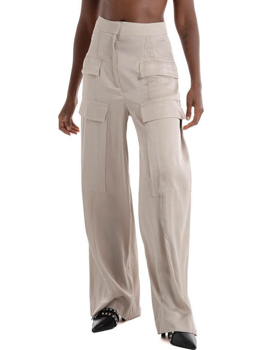 Pants Γυναικείο Υφασμάτινο Παντελόνι Black, Grey