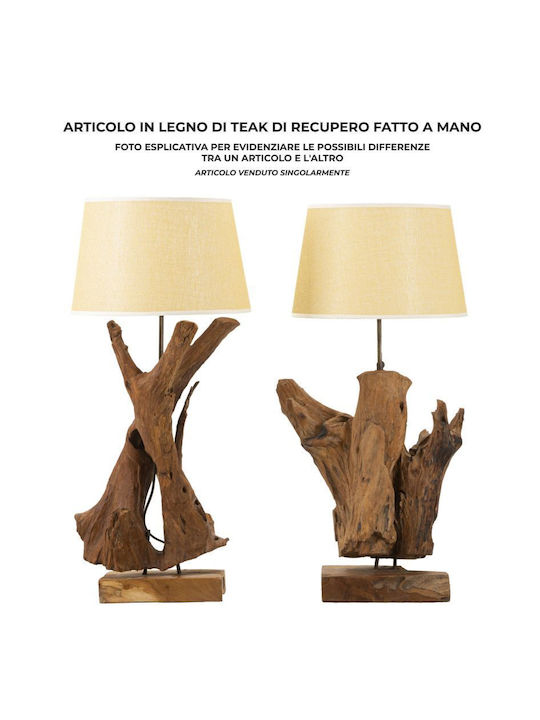 Mauro F Wood Table Lamp