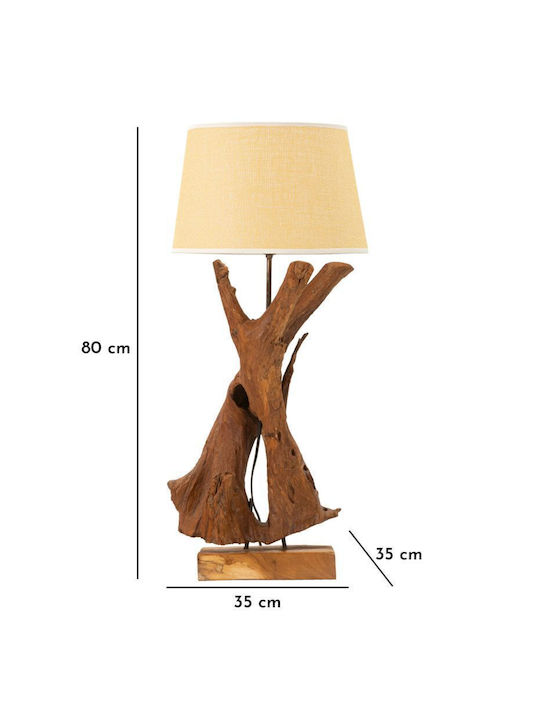 Mauro F Wood Table Lamp
