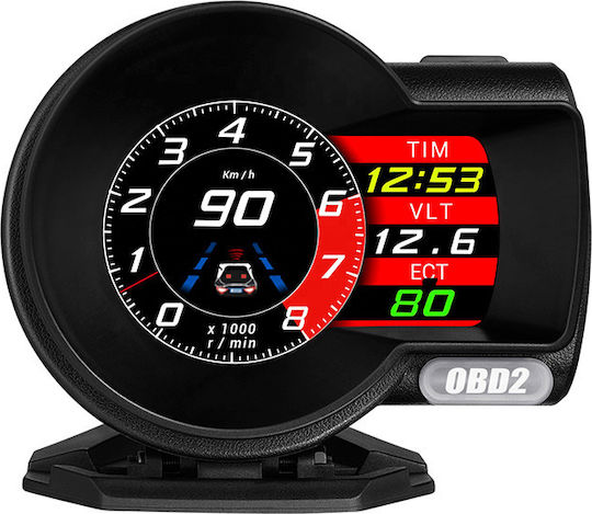 Цифров Инструмент Брояч На Оборотите, Скоростомер, OBD2, Head Up Display, Температура На Водата, Температура На Маслото И Въздух-Гориво За Поставяне В Информационно Табло
