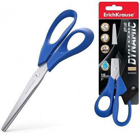 ErichKrause Dynamic Детски Ножица 16бр с Метал Острие 1бр