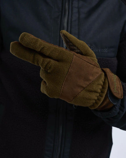 Pinewood Fleece Военни Ръкавици в Khaki цвят