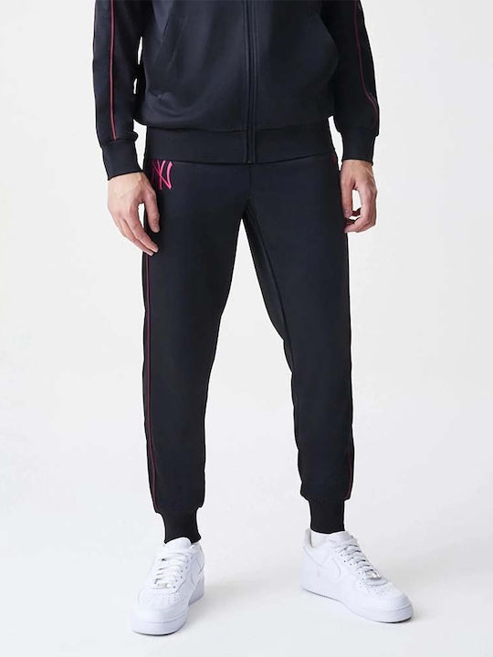New York Yankees Mlb Jogginghose Glänzend Black - Red