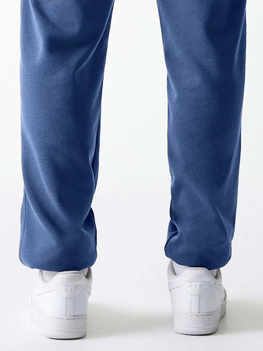 Los Angeles Sweatpants with Elastic Blue