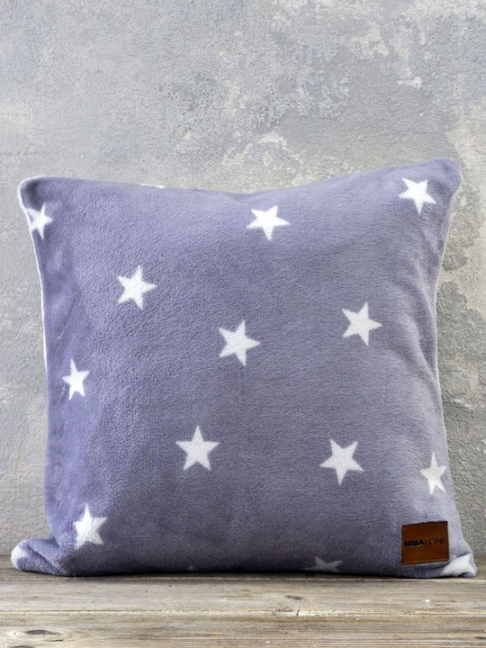 Nima Christmas Decorative Pillow Stilla Square Purple 45x45cm