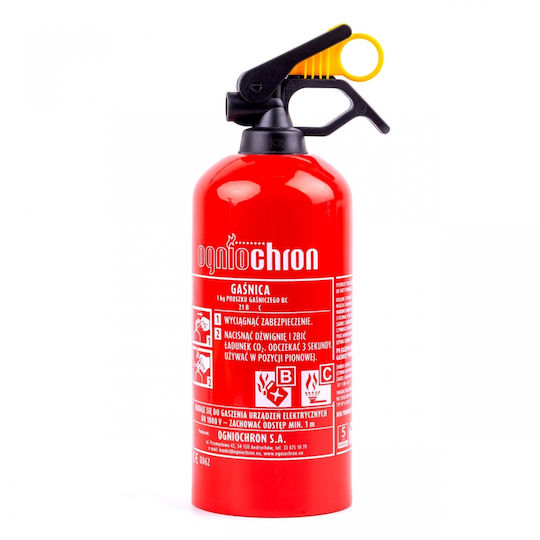 AMiO Car Fire Extinguisher Dry Powder BC 1kg