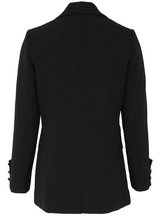 Forel Women's Waisted Blazer Black