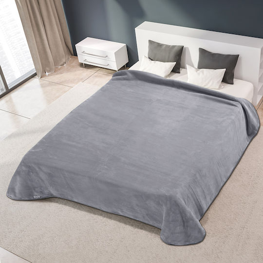 Adam Home Ster Plain Κουβέρτα Ισπανίας Βελουτέ Μονή 160x220εκ.