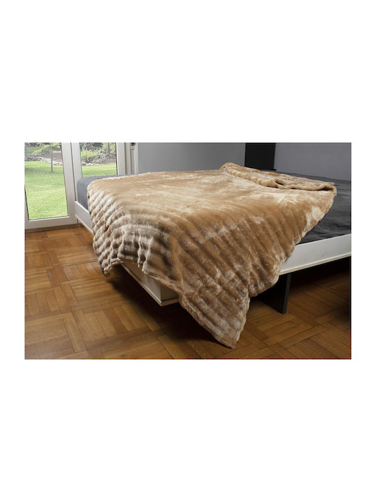 Dimcol Coral Κουβέρτα Fleece Μονή 160x220εκ.