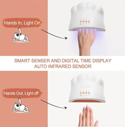 Φουρνάκι Νυχιών UV / LED 24W Λευκό