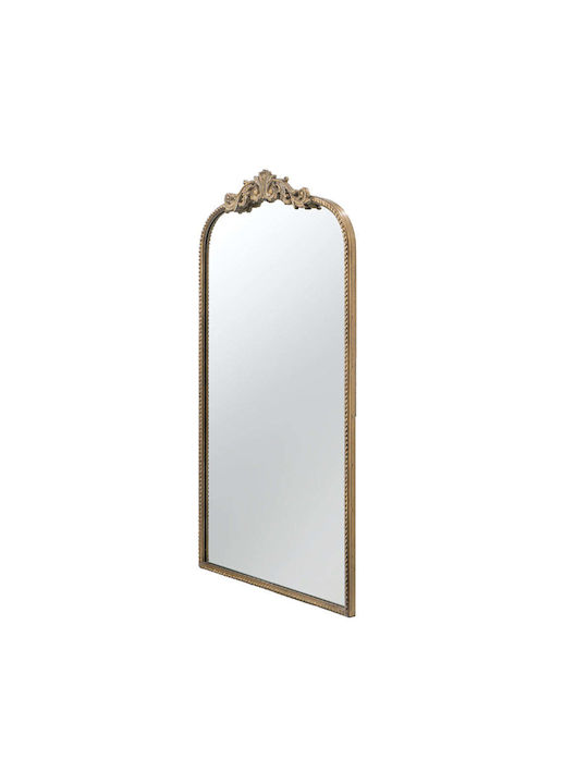 Artekko Wall Mirror with Gold Metallic Frame 106x61cm 1pcs