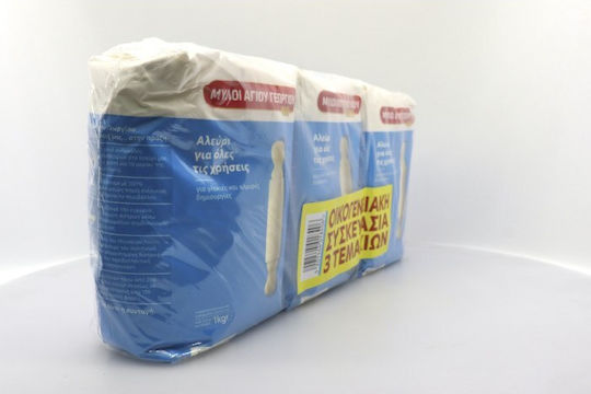 Myloi Agiou Georgiou Flour Wheat All-Purpose (3x 1kg ) 3kg