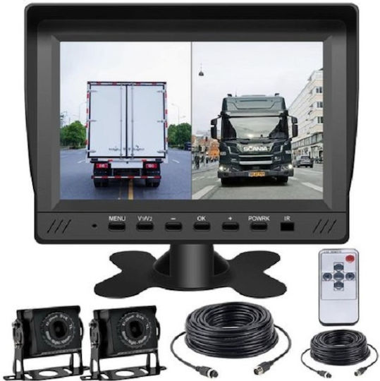 9 Inch Rearview Camera Screen for Car Dashboard