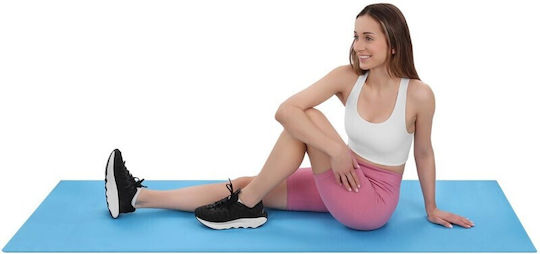 XQ Max Στρώμα Γυμναστικής Yoga Μπλε (180x60x0.4cm)