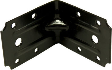 Metallic Corner Shelf Black 50x50mm 05-1738