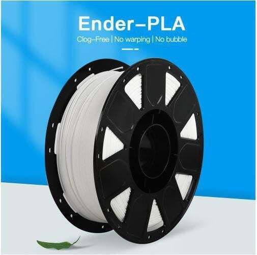 Creality3D PLA 3D Printer Filament 1.75mm Λευκό 1kg 1τμχ (Spool)