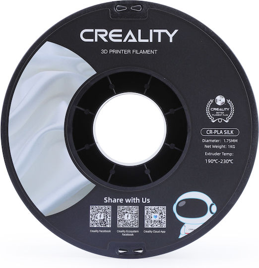 Creality3D CR PLA 3D Printer Filament 1.75mm Silk Rainbow 1kg 1τμχ (Spool)