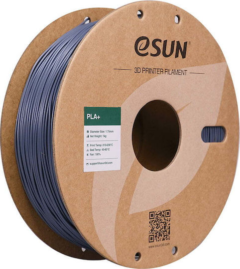 Esun PLA+ 3D Printer Filament 1.75mm Gray 1kg