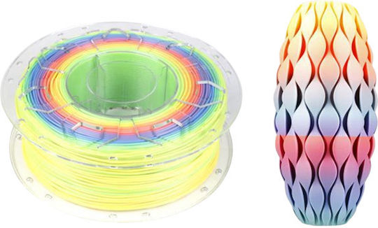 Creality3D PLA Филамент За 3D Принтер 1.75mm Rainbow 1kg 1бр (Макарa)