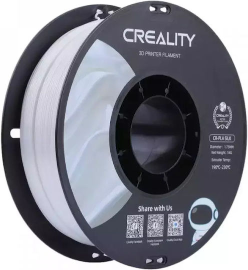 Creality3D CR PLA 3D Printer Filament 1.75mm Silk White 1kg