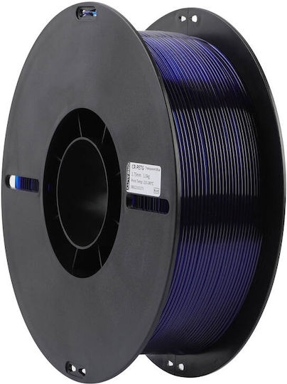 Creality3D PETG 3D Printer Filament 1.75mm Translucent Blue 1kg