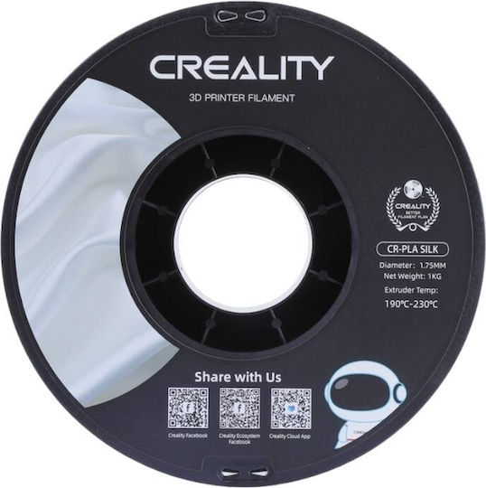 Creality3D CR PLA 3D Printer Filament 1.75mm Silk White 1kg