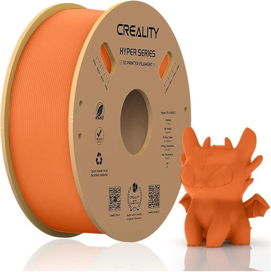 Creality3D HS-PLA 3D Printer Filament 1.75mm Orange 1kg 1pc Spool