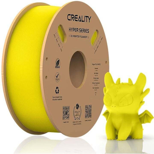 Creality3D HS-PLA 3D Printer Filament 1.75mm Yellow 1kg 1pc Spool