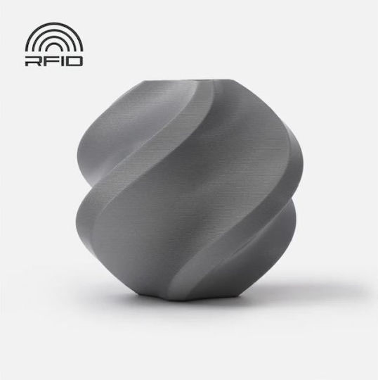 Bambu Lab PLA 3D Printer Filament 1.75mm Ασημί 1kg 1τμχ (Spool)