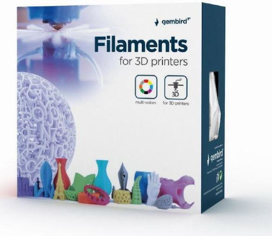 Gembird PLA 3D Printer Filament 1.75mm Transparent 1kg 3DP-PLA1.75-01-TR 1τμχ (Spool)