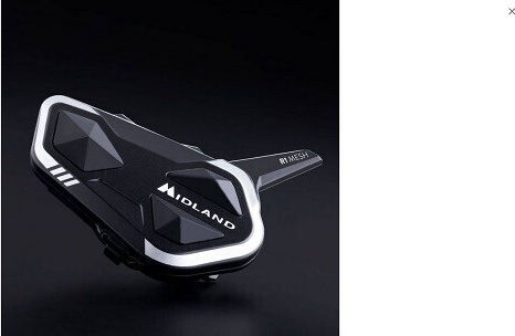 Midland R1 mesh Μονή Ενδοεπικοινωνία για Κράνος Μηχανής με Bluetooth