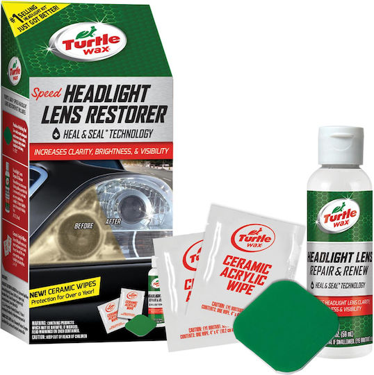 Turtle Wax Speed Headlight Lens Restorer Pads Restoration of Car Headlights 6pcs