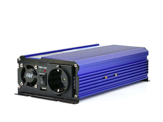 Voltage Converter 24 V 230 V 500 W 1000 W Geko G17013