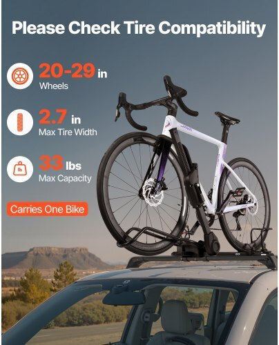 Vevor Car Bike Ceiling Rack for 1 Bike